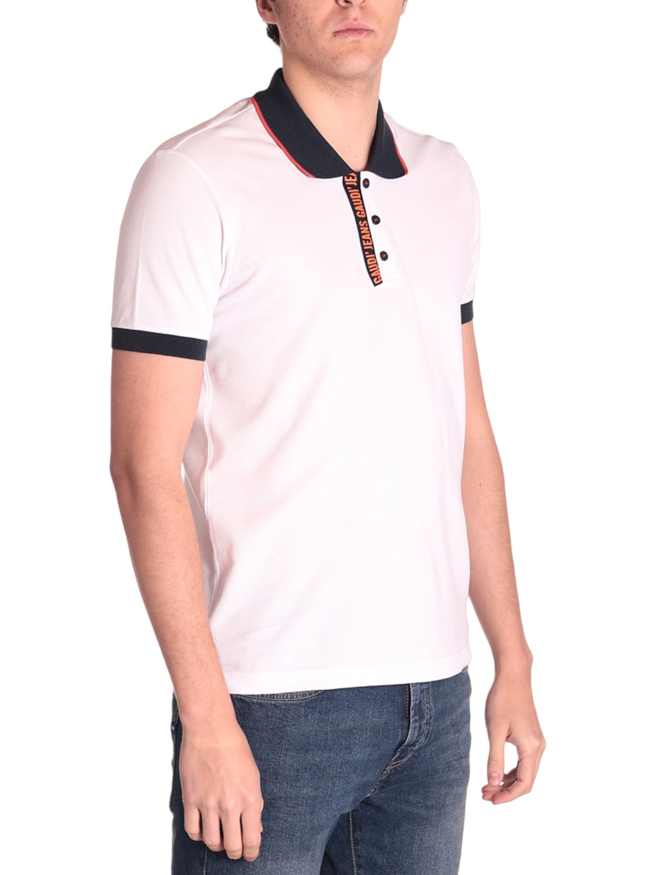 Gaudi' Uomo Polo 311GU64004-2100 Bianco