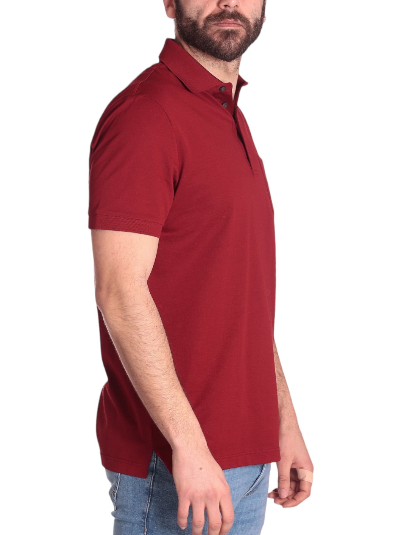 Montechiaro Uomo Polo 00200309M-720 Rosso