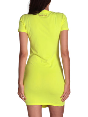 Silvian Heach Donna Vestito GPP23026VE-YELLOW Giallo