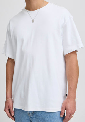 Solid Uomo T-shirt a Maniche Corte 21107307-110601 Bianco