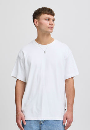 Solid Uomo T-shirt a Maniche Corte 21107307-110601 Bianco