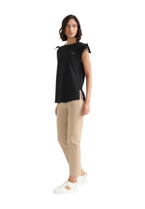 Alviero Martini 1a Classe Donna T-shirt a Maniche Corte 0770JC71J999 Nero
