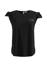 Alviero Martini 1a Classe Donna T-shirt a Maniche Corte 0770JC71J999 Nero