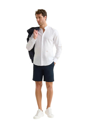 Alviero Martini 1a Classe Uomo Camicia Coreana 1332UE300900 Bianco