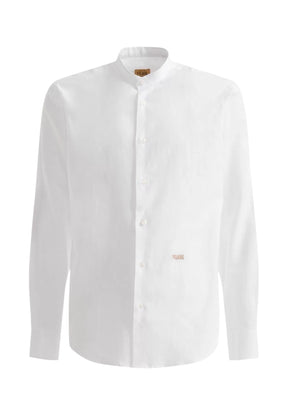 Alviero Martini 1a Classe Uomo Camicia Coreana 1332UE300900 Bianco