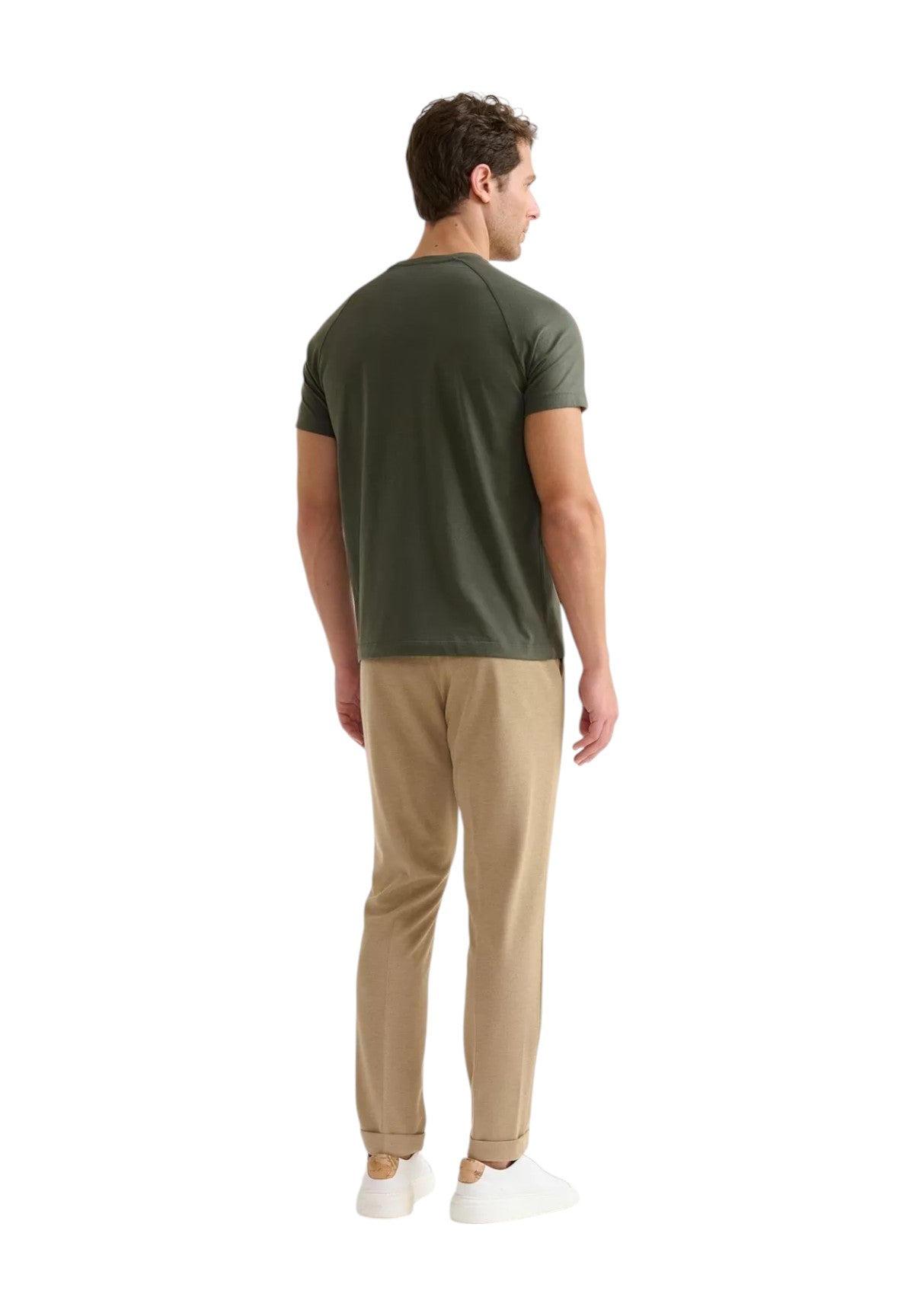 Alviero Martini 1a Classe Uomo T-shirt a Maniche Corte 2819UE600665 Verde