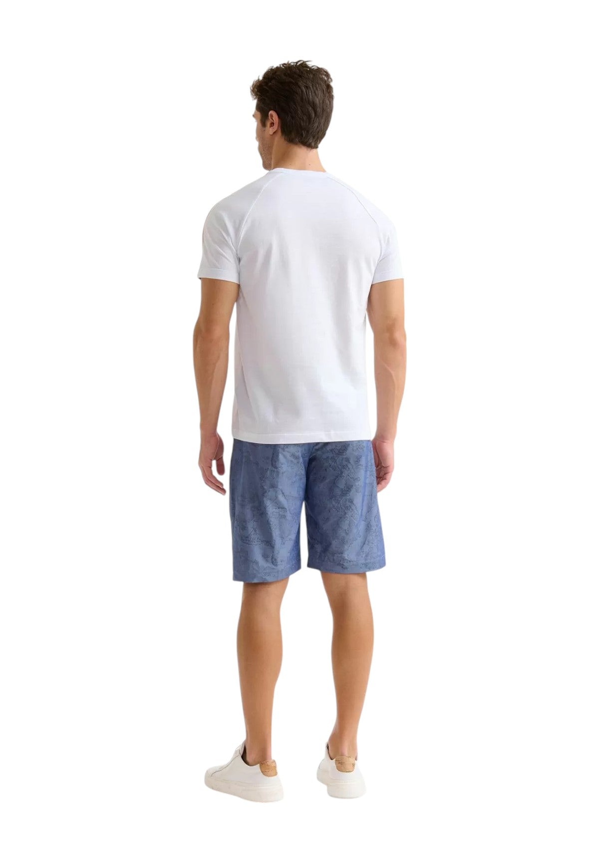 Alviero Martini 1a Classe Uomo T-shirt a Maniche Corte 2819UE600900 Bianco