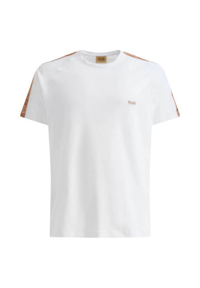 Alviero Martini 1a Classe Uomo T-shirt a Maniche Corte 2819UE600900 Bianco