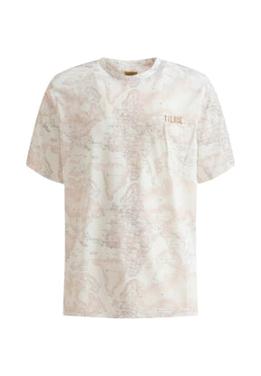 Alviero Martini 1a Classe Uomo T-shirt a Maniche Corte 2824UE680908 Bianco