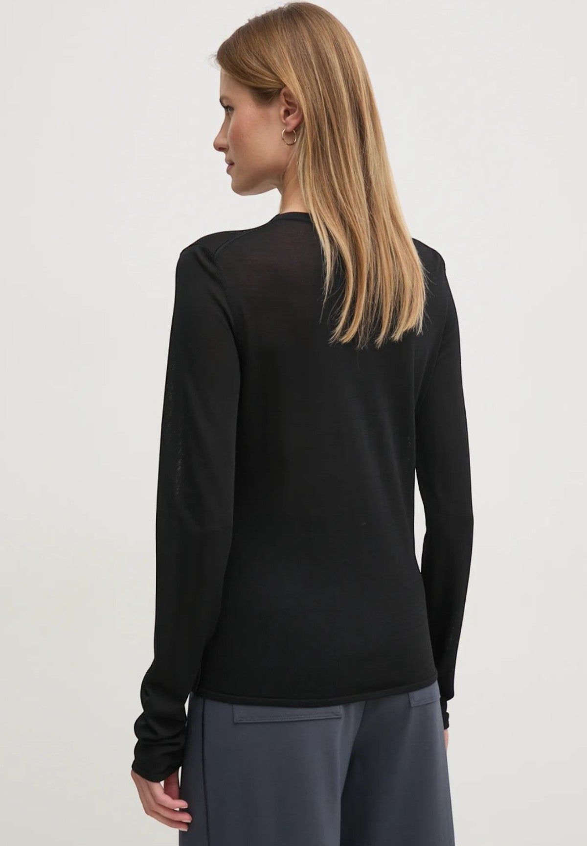 Calvin Klein Jeans Donna Maglione Girocollo J20J224807-BEH Nero