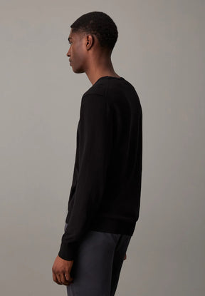 Calvin Klein Uomo Maglione Girocollo K10K113549-BEH Nero