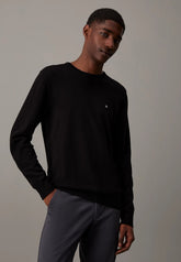 Calvin Klein Uomo Maglione Girocollo K10K113549-BEH Nero