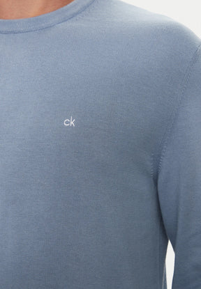 Calvin Klein Uomo Maglione Girocollo K10K113549-CFQ Blu