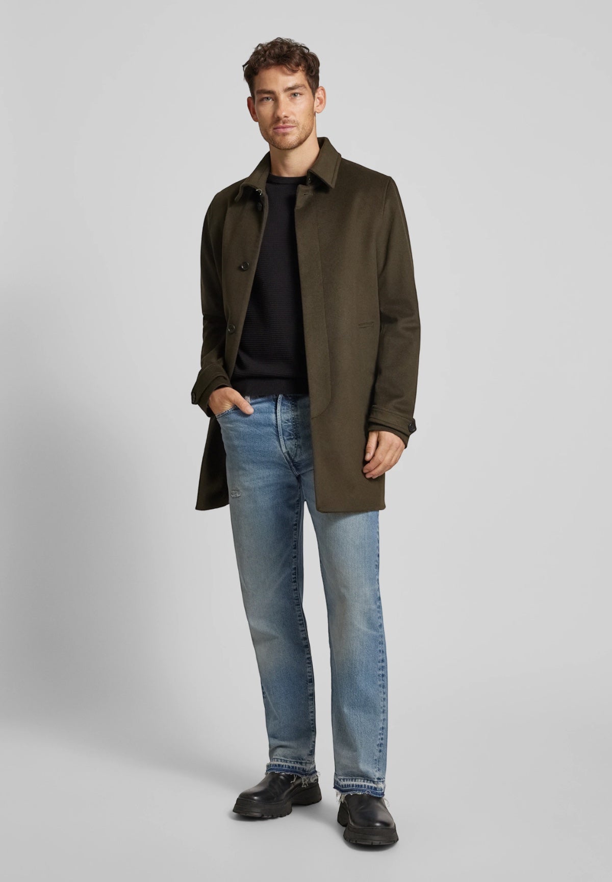 Calvin Klein Uomo Maglione Girocollo K10K113780-BEH Nero