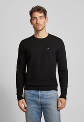 Calvin Klein Uomo Maglione Girocollo K10K113780-BEH Nero
