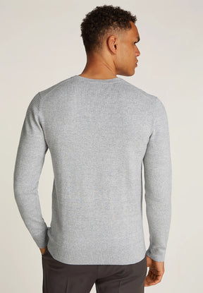 Calvin Klein Uomo Maglione Girocollo K10K113780-PKH Grigio