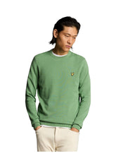 Lyle & Scott Uomo Maglione Girocollo KN2136V-X576 Verde