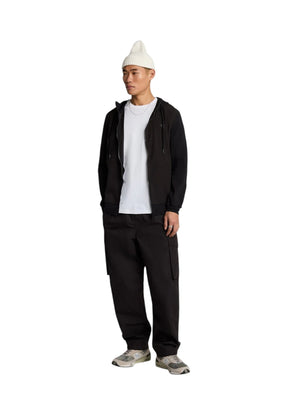 Lyle & Scott Uomo Felpa Full-Zip con Cappuccio ML2290V-Z865 Nero