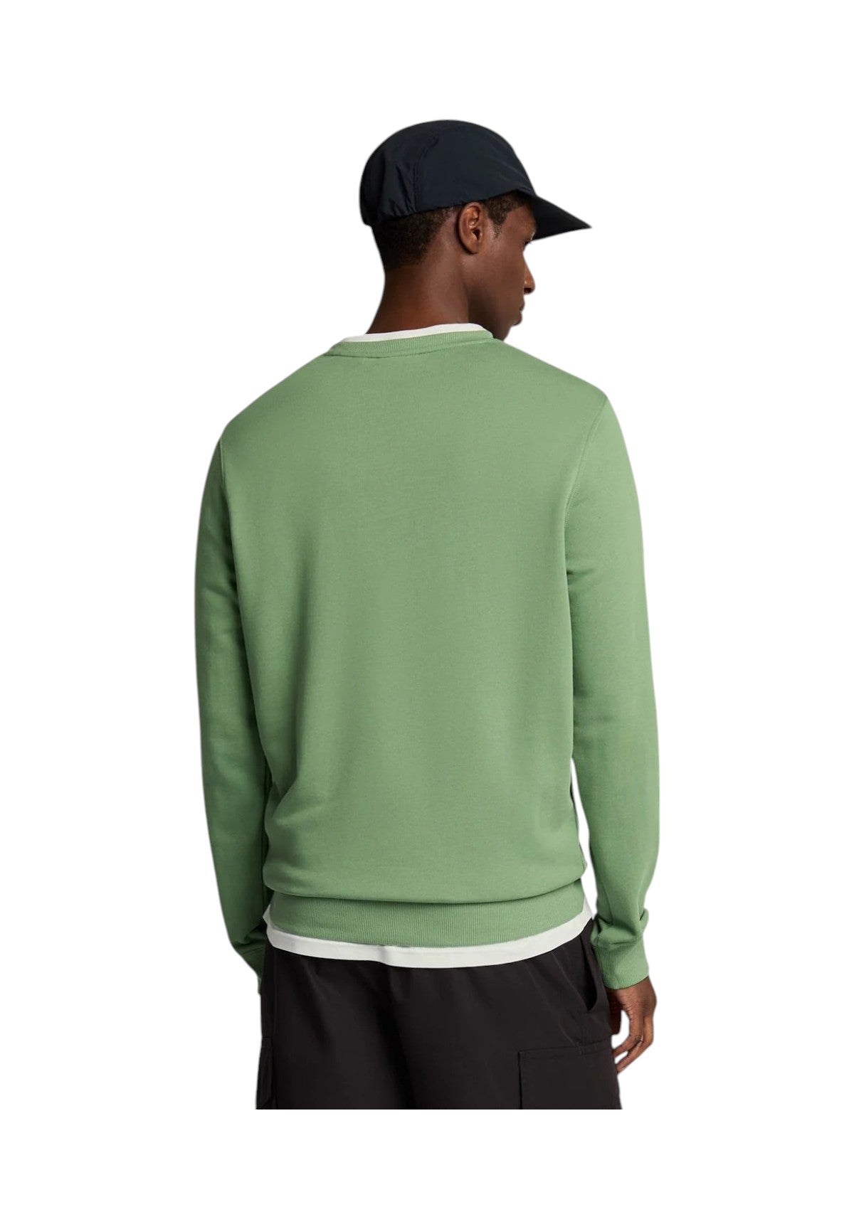 Lyle & Scott Uomo Felpa Girocollo ML424VOG-X576 Verde