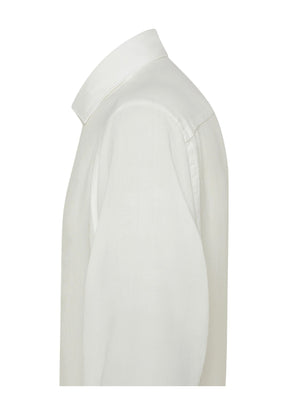 Peuterey Uomo Camicia a Maniche Lunghe DOMINIC MU-730 Avorio