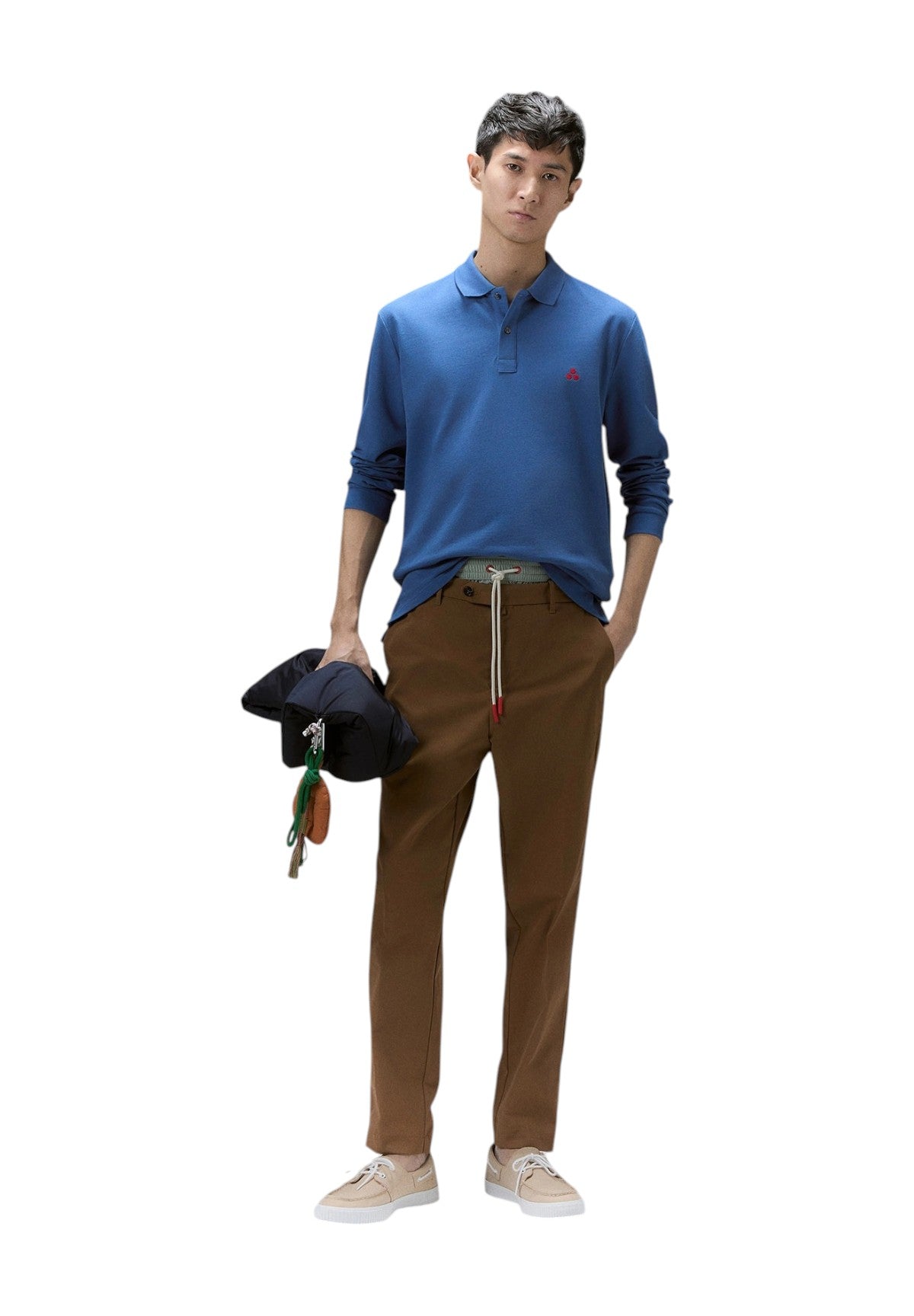 Peuterey Uomo Polo Piqué SABER 02-197 Blu