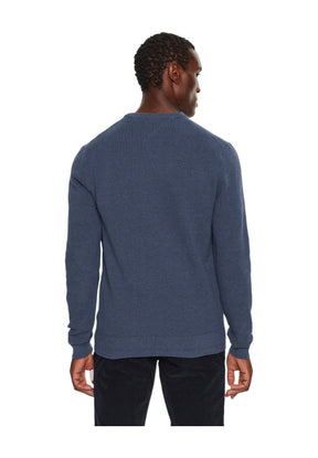 Tommy Hilfiger Uomo Maglione Girocollo MW0MW36347-DVI Blu