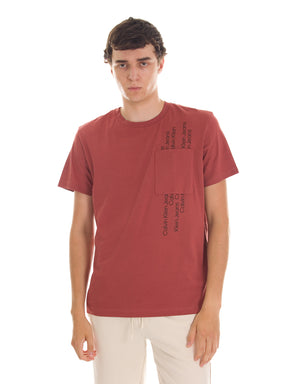 Calvin Klein T-Shirt J30J322137 Mattone